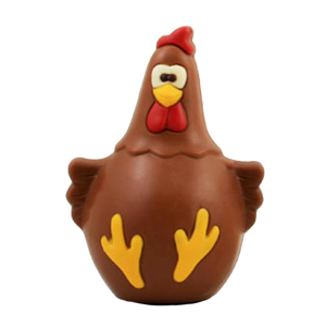 Bunty, de leukste Paaskip Callebaut melkchocolade