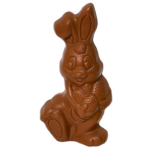 Paashaas Belgische chocolade Callebaut
