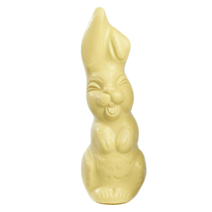 Paashaas witte  chocolade Callebaut