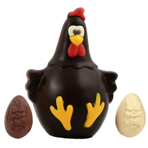 Paaspakket paaskip  Belgische chocolade paaseieren