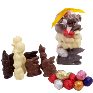 gemengd chocolade paaspakket bestellen
