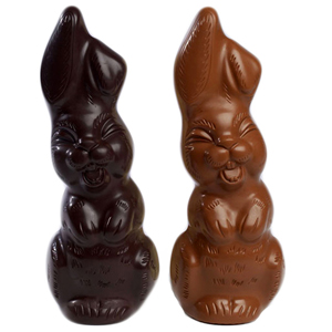 Duo paashaas melk en pure chocolade Belgische chocolade