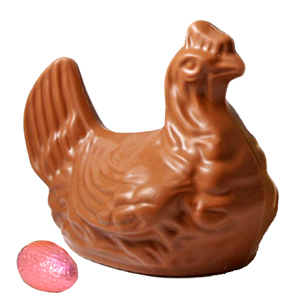 Paaskipje met paaseitje als paasgeschenk
