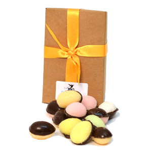 paa&sdoos met suiker fondant eitjes