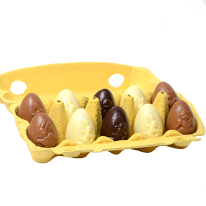 chocolade doosje met 10 paaseieren